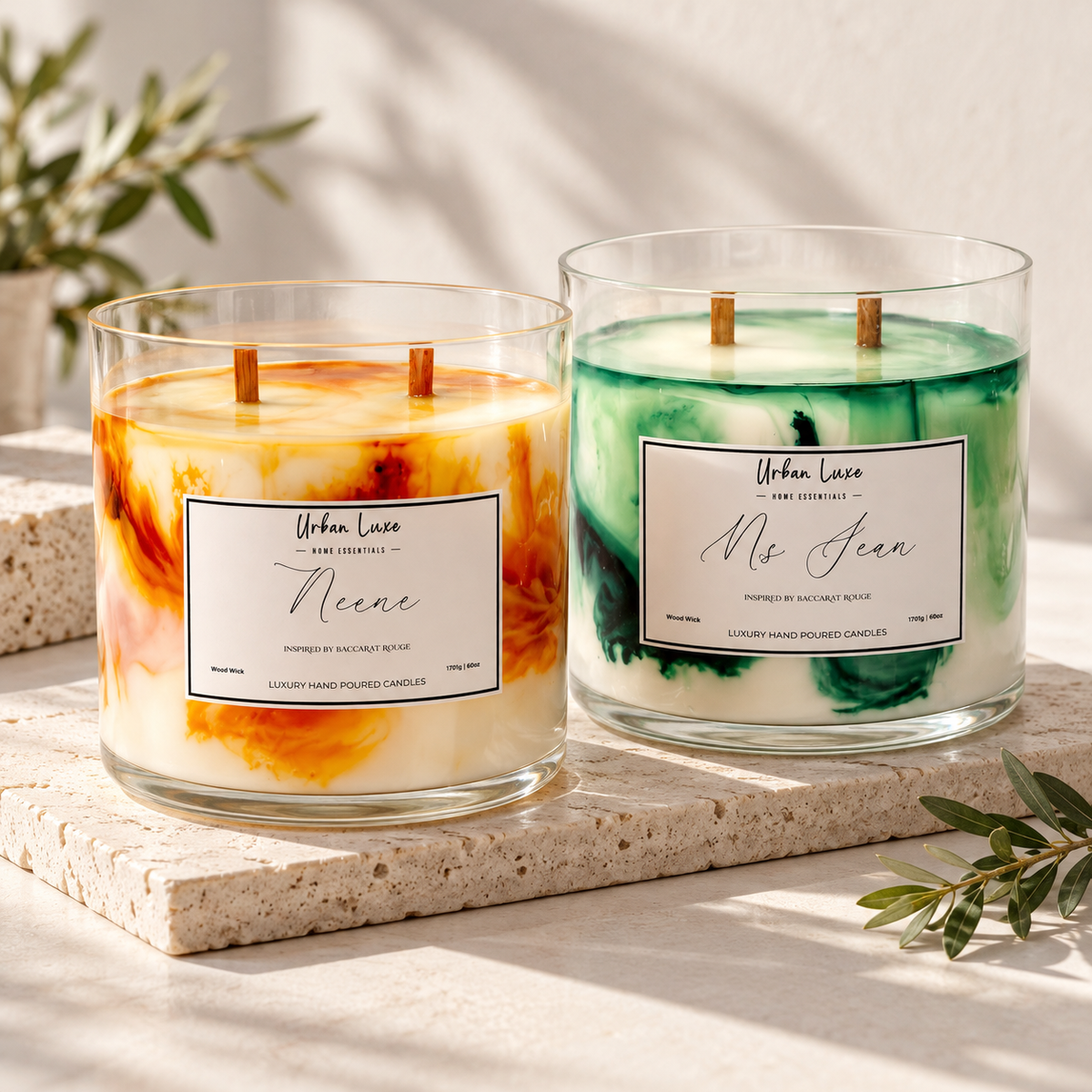 Marbled Candle